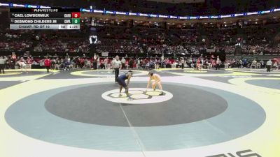 138 lbs Champ. Rd Of 16 - Desmond Childers Jr, Copley vs Cael Lowdermilk, Carrollton