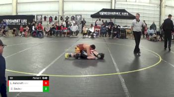 101 lbs Round 4 - Zayne Davis, Pack Elite vs Levi Ashcraft, NBWC