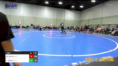 61 lbs Rr Rnd 1 - Waylon Norris, Funky Singlets vs Luke Olsen, MOJO 9U