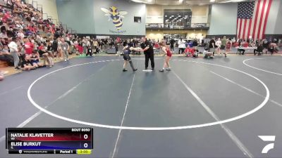 135 lbs Quarterfinal - Natalie Klavetter, WI vs Elise Burkut, IL