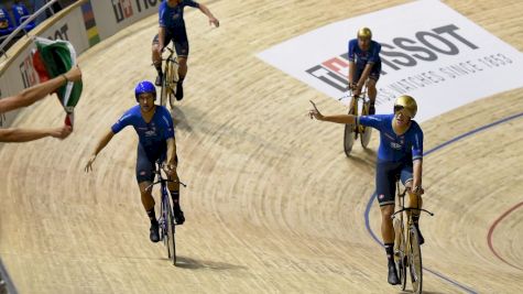Ganna Spearheads Italy's Olympic Track Pursuit Team To World Title