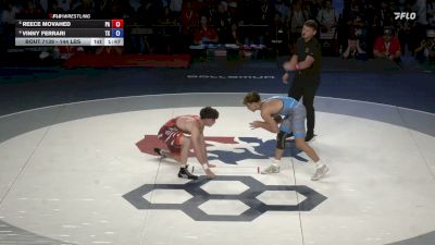 144 lbs 1st Place Match - Reece Movahed, Pennsylvania vs Vinny Ferrari, Texas