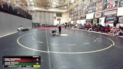 144-148 lbs Round 2 - Cole Mansfield, Ralston Valley vs David Pavlich, Ralston Valley