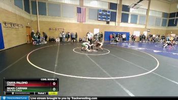 100lbs Cons. Round 3 - Chaya Palomo, Sprague vs Skadi Carman, Richland (Girls)