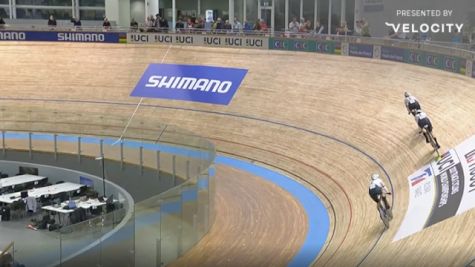 2021 UCI Track Cycling World Championships -  Men's Keirin Final - Last Three Laps