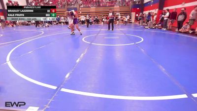 150 lbs Quarterfinal - Bradley Lazzerini, Owasso High School vs Kale Fruits, Bristow