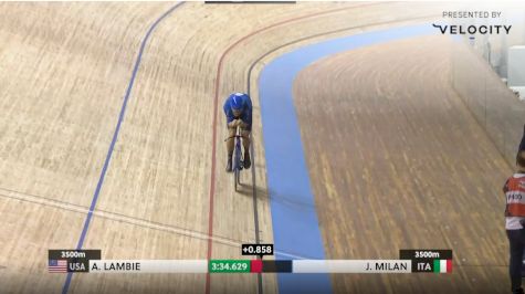 UCI Track Cycling World Championships - Men's Individual Pursuit - Finals - Last 30 Seconds