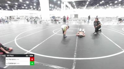 81 lbs 5th Place - Abel Guerrero, Mantanona TC vs Mylan Ruiz, Outlaws WC