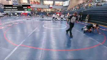 120 lbs Round 3 - Hayden Heatley, Blanchard vs Maxwell Ward, McKinney Boyd