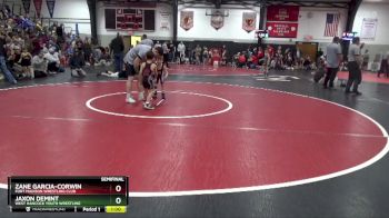 Semifinal - Zane Garcia-Corwin, Fort Madison Wrestling Club vs Jaxon DeMint, West Hancock Youth Wrestling