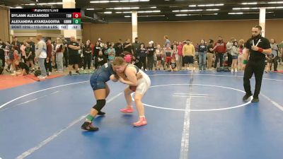 115-134.6 lbs Champ. Round 1 - Alexandra Ayarzagoitia, Gracie Barra Westchase Wrestling Club vs Dylann Alexander, Texas Select Wrestling