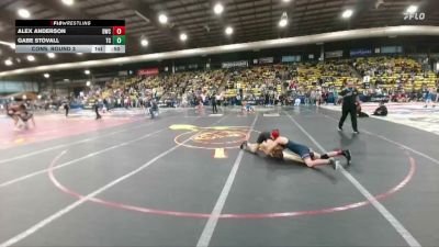 110 lbs Cons. Round 3 - Gabe Stovall, Team Champs vs Alex Anderson, Douglas Wrestling Club