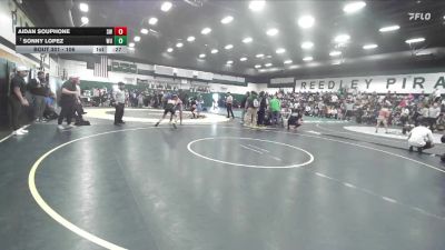 106 lbs Cons. Round 3 - Sonny Lopez, Washington Union vs Aidan Souphone, Sanger West