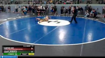 117 lbs Rr1 - Carter Day, Juneau Youth Wrestling Club Inc. vs Colby Roberts, KODIAK WRESTLING CLUB