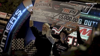 Steven Snyder JR Wins 2021 KKM Giveback Classic And Accepts Chili Bowl Ride