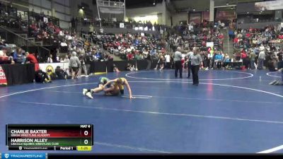 100 lbs Champ. Round 1 - Charlie Baxter, Ubasa Wrestling Academy vs Harrison Alley, Lincoln Squires Wrestling Club