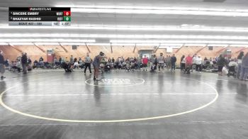 189 lbs Consi Of 4 - Sincere Embry, Wurtsboro Hills vs Shazyar Rashid, Vestal