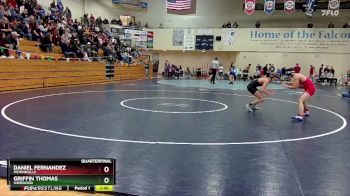 113 lbs Quarterfinal - Griffin Thomas, Sherwood vs Daniel Fernandez, McMinnville