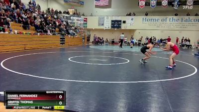 113 lbs Quarterfinal - Griffin Thomas, Sherwood vs Daniel Fernandez, McMinnville