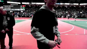 100 lbs Cons. Round 3 - Levi Hibbs, DONA vs Kalija Bentley, LAN1