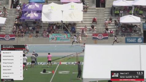 2026 AAU Junior Olympic Games - Youth Girls' 4x400m Relay, Semi-Finals 3 - Age 14