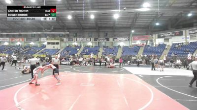 98 lbs Quarterfinal - Carter Martin, Bear Cave WC vs Bowen Horob, Matpac Wrestling ND