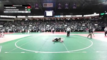 85 lbs Cons. Round 5 - Christian Ehlers, SLW1 vs Reese Mamich, BKV1