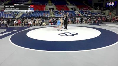 130 lbs Champ. Rd Of 128 - Emily Sarr, PA vs Marisa McCartin, OH