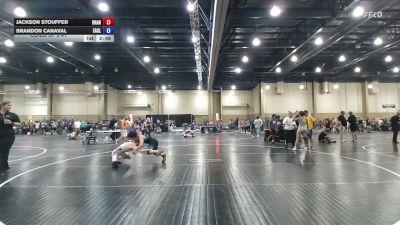 120 lbs Consi Of 8 #1 - Jackson Stouffer, Brandon vs Brandon Canaval, Eagle Wrestling Club