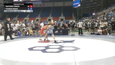 138 lbs Semis - Matthew Orbeta, California vs Thomas Banas, Illinois