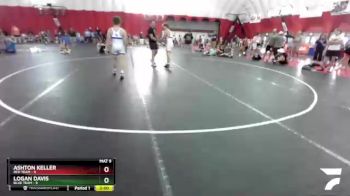 132 lbs Finals (2 Team) - Logan Davis, Blue Team vs Ashton Keller, Red Team