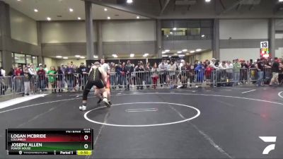 190 lbs Cons. Round 2 - Joseph Allen, Power House vs Logan McBride, Columbus