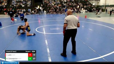 125 lbs Finals (2 Team) - Ivan Lazo, Nebraska-Kearney Reserve vs Adam Concepcion, Adams State Reserve