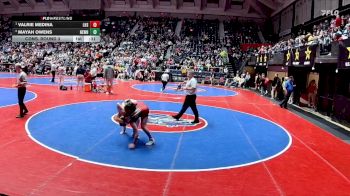 140 lbs Cons. Round 3 - Mayah Owens, Newnan vs Valrie Medina, Lowndes HS