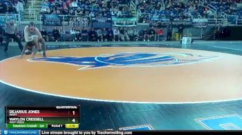 170 lbs Quarterfinal - Waylon Cressell, West Fargo vs DeJarius Jones, Minot
