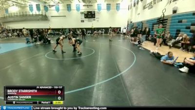 110-117 lbs Round 5 - Brody Starrsmith, Windsor vs Austin Sanger, Thompson Valley