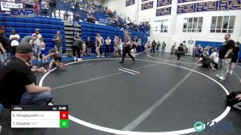 49 lbs Quarterfinal - Easton Klinglesmith, Perry Wrestling Academy vs Tennesselynn Goodner, Standfast