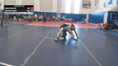 175 lbs Champ. Round 1 - Simon Bethea, William Penn Charter vs Sawyer Jones, Woodgrove