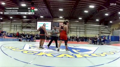 285 lbs Semifinal - Calvin Bacon, Fernley vs Xavier Glover, Wooster