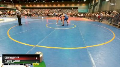 190 lbs Cons. Round 2 - Caden Fowler, Spanish Springs vs Thomas Lussier, Junipero Serra