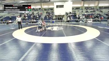 184 lbs Quarterfinal - Matthew Hoxie, Springfield vs Eamon Callaghan, Ithaca