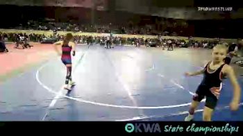 91 lbs Round Of 16 - Jerzi Nolen, Sallisaw Takedown Club vs Claire Lancaster, Norman Grappling Club