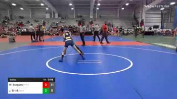 90 lbs Prelims - Weston Borgers, Revival White vs Joel Brink, Perry Wrestling Club