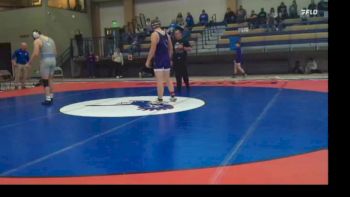 215 lbs Zach Long, Bismarck St Mary`s vs Caden Phillips, Butte