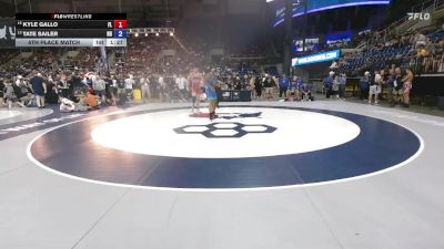 175 lbs 5th Place Match - Kyle Gallo, FL vs Tate Sailer, ND