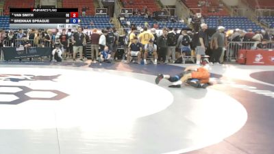 126 lbs Champ. Rd Of 16 - Van Smith, Oklahoma vs Brennan Sprague, New York