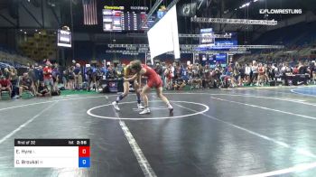 117 lbs Rnd Of 32 - Emilia Hyre, Illinois vs Ciera Broukal, Indiana