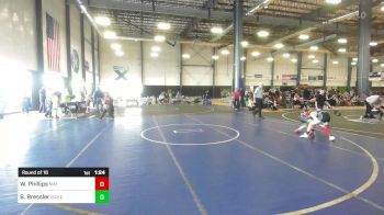 73 lbs Round Of 16 - Weston Phillips, Mat Time vs Branson Bressler, McKenzie River Mat Club