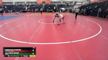 149 lbs Quarterfinal - Christian Paredes, Cortland State vs Matthew Beyer, Ithaca