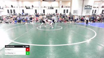 175 lbs Consi Of 16 #1 - Aidan Rice, Whitman-Hanson vs Adynn Cheung, Quincy/North Quincy